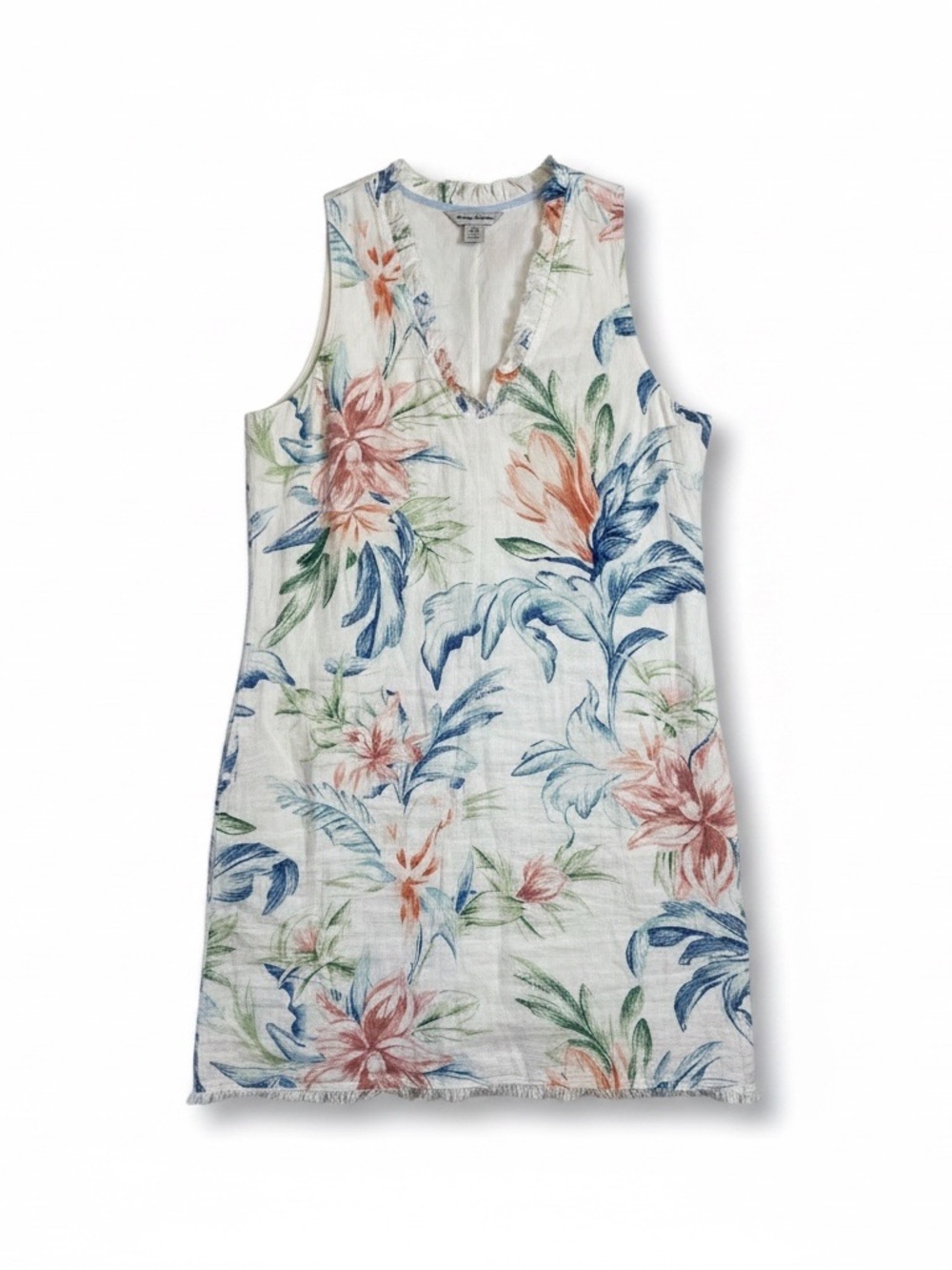 Tommy Bahama Sleeveless Linen Dress, Lined, Pockets